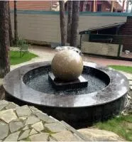 Сфера гранит фонтан 3D шар (518901) ∅ 750 мм. Дивногорск 