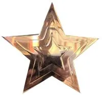 Звезда на памятник ø 150 (518234) монтаж обелиск - стела мм. пустотелая  в Дивногорске