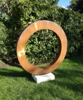 Кортеновская сталь кольцо садовая скульптура (518270) сертификат арт-объект  в Дивногорске