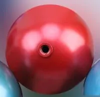 Ёлочный шар красный (518840) ∅ 500 мм. Дивногорск