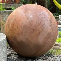 Шар металлический кортен (518919) ∅ 800 мм. Дивногорск