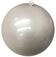 Новогодний шар белый (518857) ∅ 250 мм. Дивногорск
