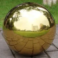 Шар полированный золото (198307) поставка - сфера арт-объект ø 1000 мм. пустотелая  в Дивногорске