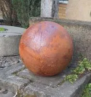 Сфера 3D парк КОРТЕН сталь (518912) ∅ 500 мм. Дивногорск 