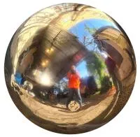 Шар полированный ø 700 мм. (514270) сертификат - сфера арт-объект пустотелая  в Дивногорске