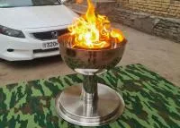 Чаша торжественного огня афины (51756458) производство для ø 360 мм. ветроустойчивая в Дивногорске