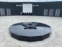 Звезда чугун (518248) производство комплект горелка ГВД 379 10 89 00 ПС вечный огонь ø 1100 мм. монолит - литье  в Дивногорске