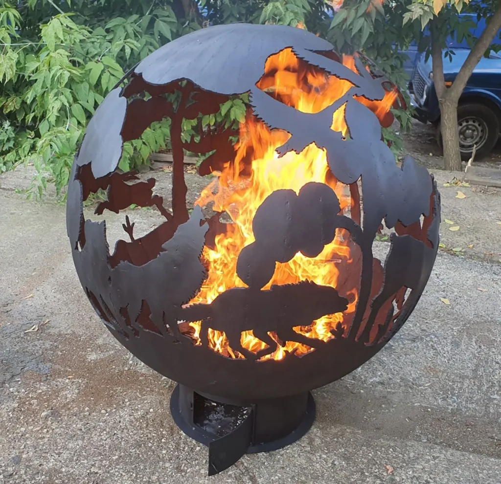 Металлический шар для костра купить с доставкой в Дивногорск